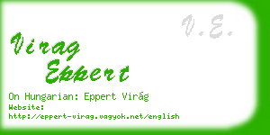 virag eppert business card